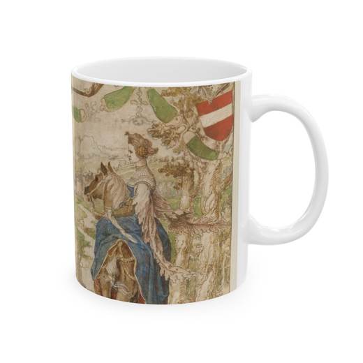 Otto, Count of Nassau and his Wife Adelheid van Vianen on Ceramic mug, 11 oz or 15 oz, right.