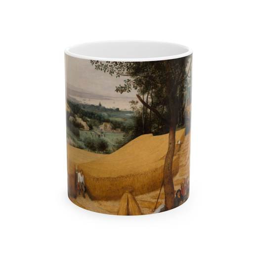 The Harvesters on Ceramic mug, 11 oz or 15 oz, front.