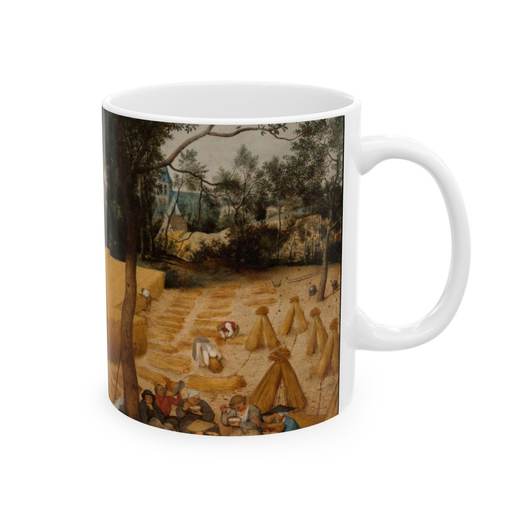 The Harvesters on Ceramic mug, 11 oz or 15 oz, right.