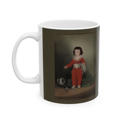 Manuel Osorio Manrique de Zuñiga (1784–1792) on Ceramic mug, 11 oz or 15 oz, left.