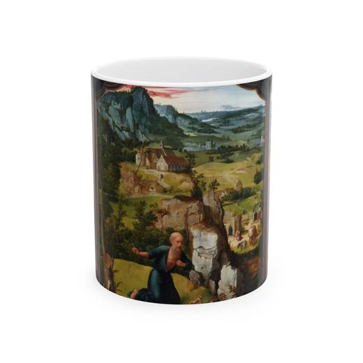 The Penitence of Saint Jerome on Ceramic mug, 11 oz or 15 oz, front.