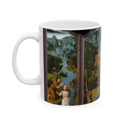 The Penitence of Saint Jerome on Ceramic mug, 11 oz or 15 oz, left.