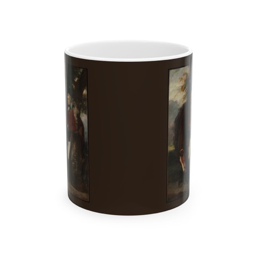 Captain George K. H. Coussmaker (1759–1801) on Ceramic mug, 11 oz or 15 oz, front.