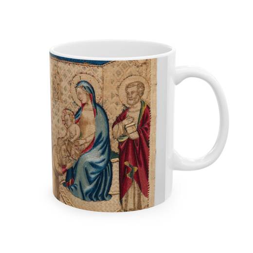 The Adoration of the Magi on Ceramic mug, 11 oz or 15 oz, right.