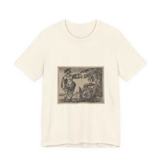 Jason, from 'Game of Mythology' (Jeu de la Mythologie) on Bella + Canvas 3001 T-shirt · Natural, front 2.