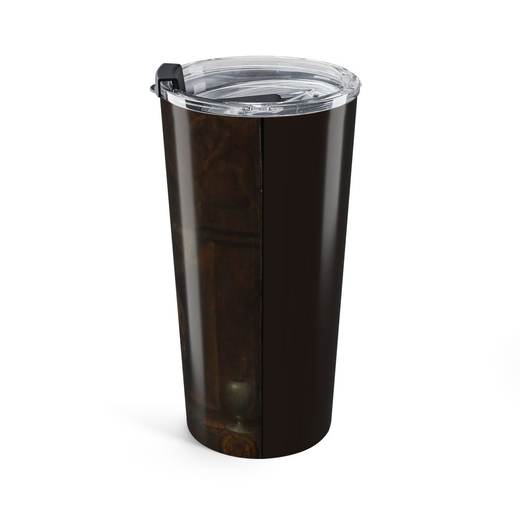 Vanitas Still Life on 20 oz stainless steel tumbler, right.