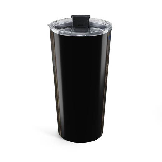 Heroic Landscape with Rainbow on 20 oz stainless steel tumbler, back.