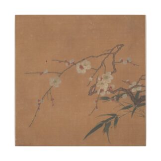 Flowering Plum and Bamboo · Matte Canvas