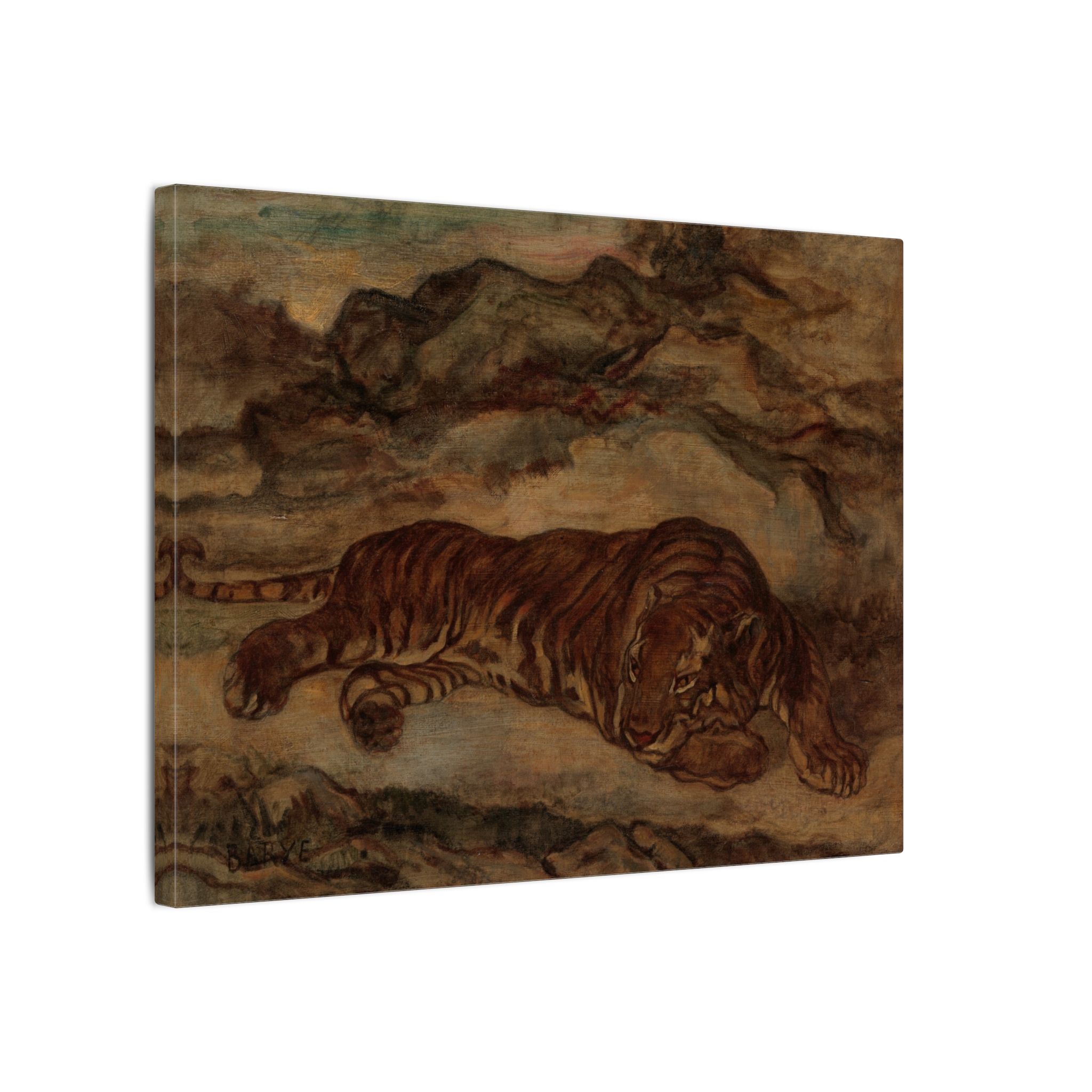 Tiger in Repose · Matte Canvas - Image 2