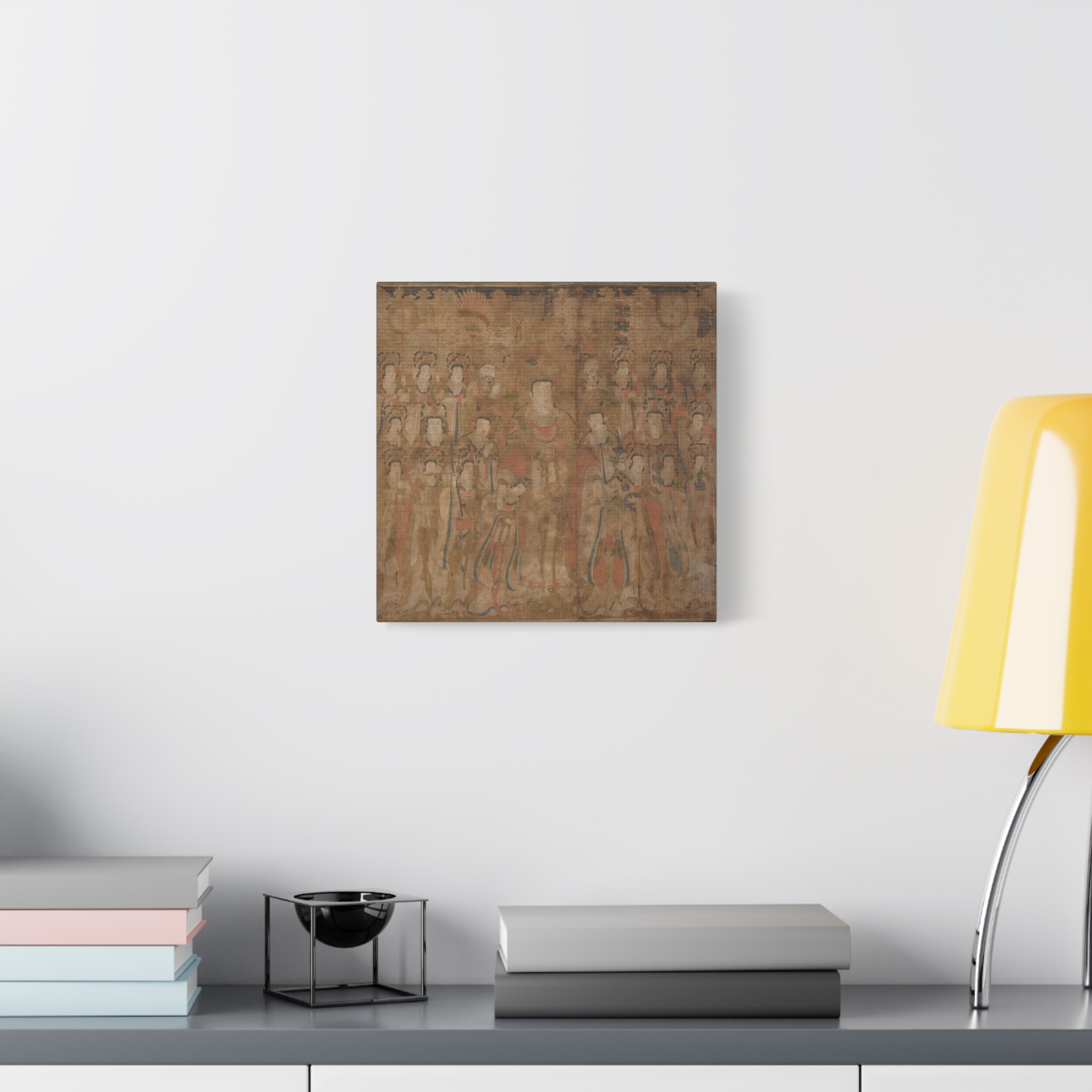 Brahma with Attendants and Musicians · Matte Canvas - Image 3