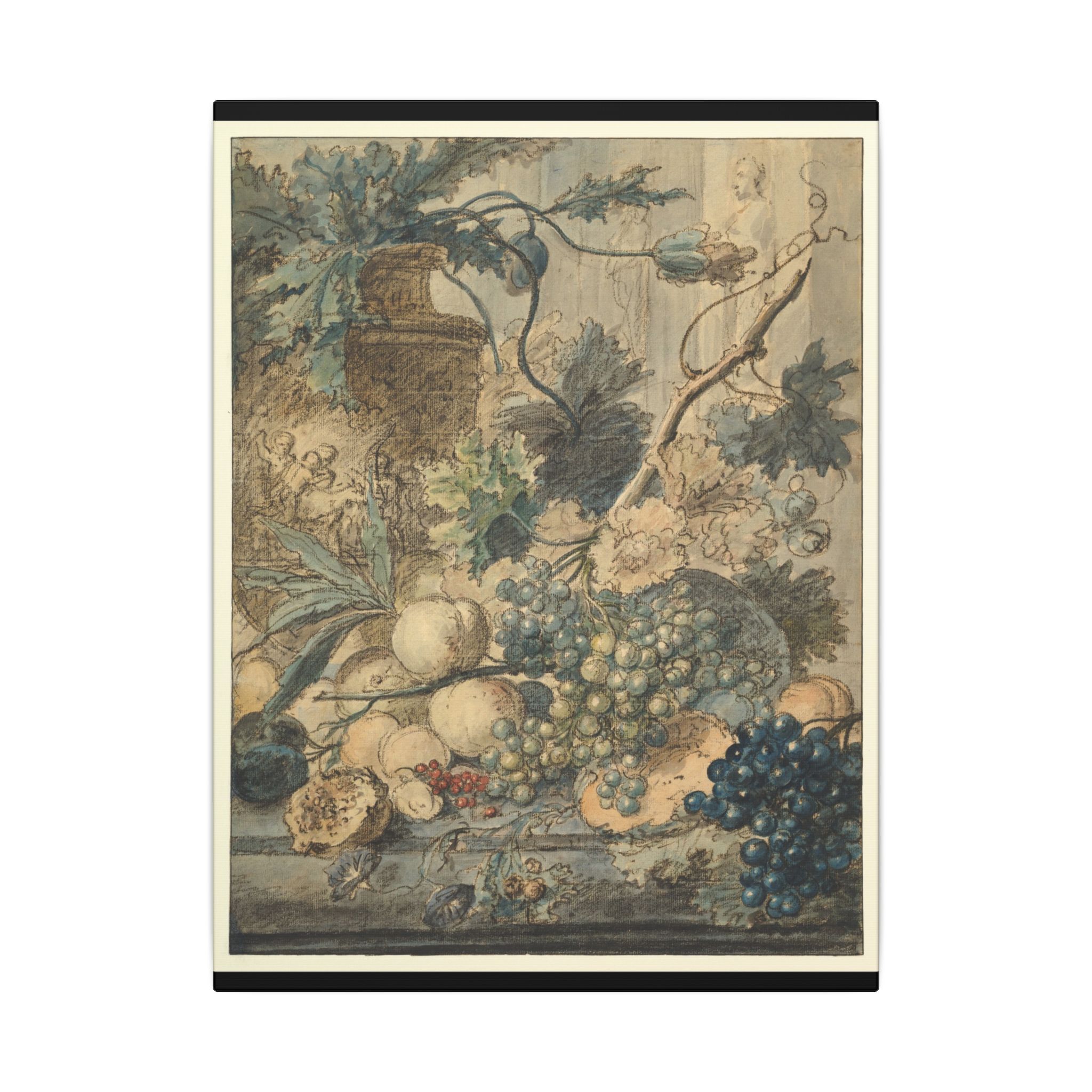 Still Life with Fruit by Jan van Huysum · Matte Canvas