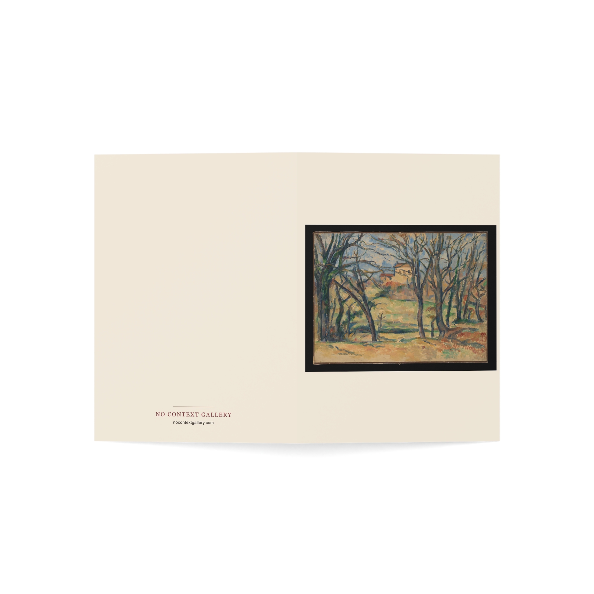 Trees and Houses Near the Jas de Bouffan · 10 Greeting Cards - Image 3