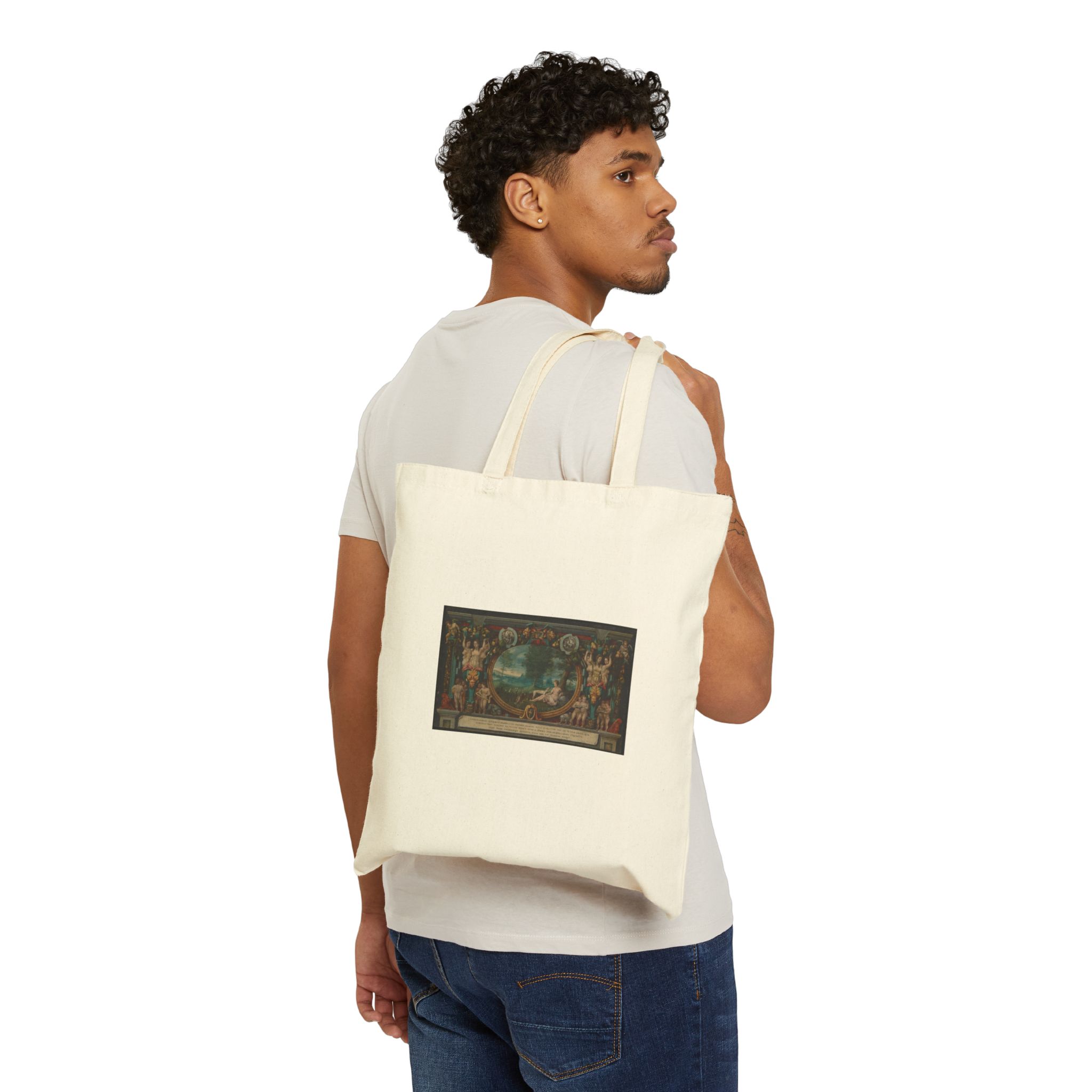 The Nymph of Fontainebleau · Canvas Tote - Image 3