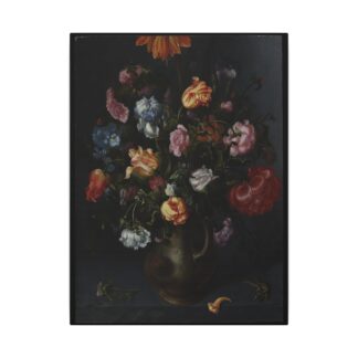A Vase with Flowers by Jacob Vosmaer · Matte Canvas