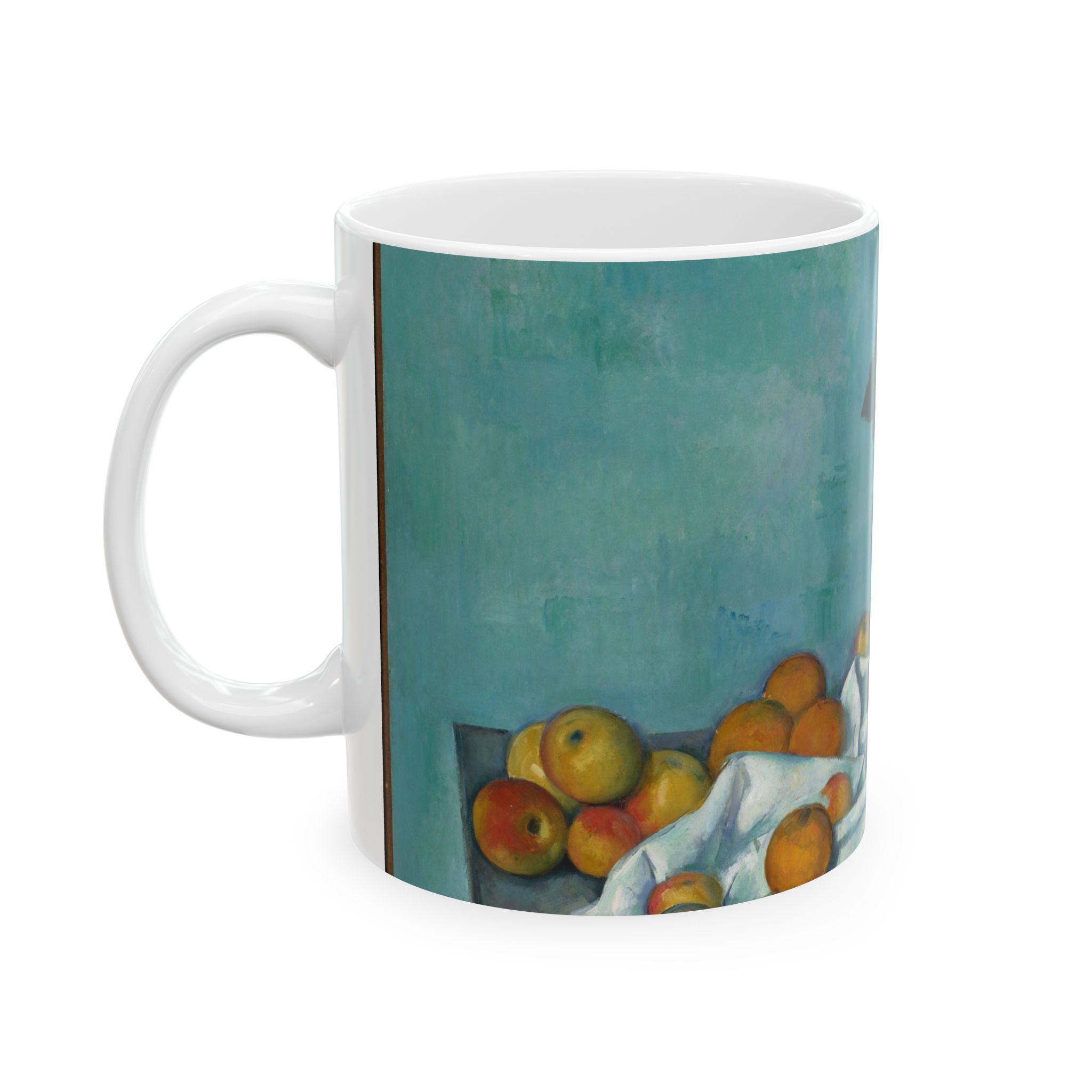 Still Life with Apples and a Pot of Primroses · Mug - Image 3