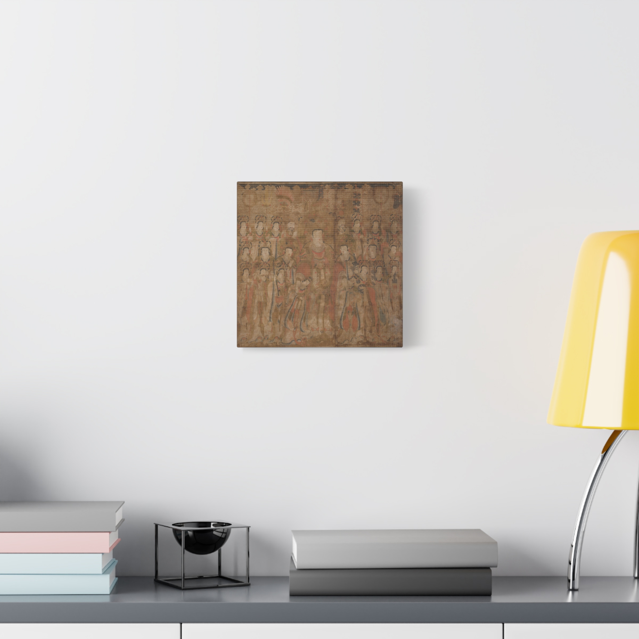 Brahma with Attendants and Musicians · Matte Canvas - Image 7