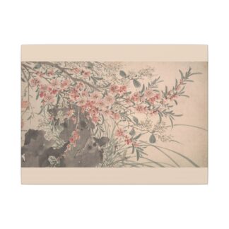 Garden Flowers after Chen Chun · Matte Canvas