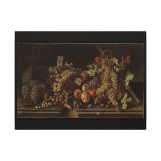 Still Life of Fruit and Nuts by Giuseppe Ruoppolo · Matte Canvas