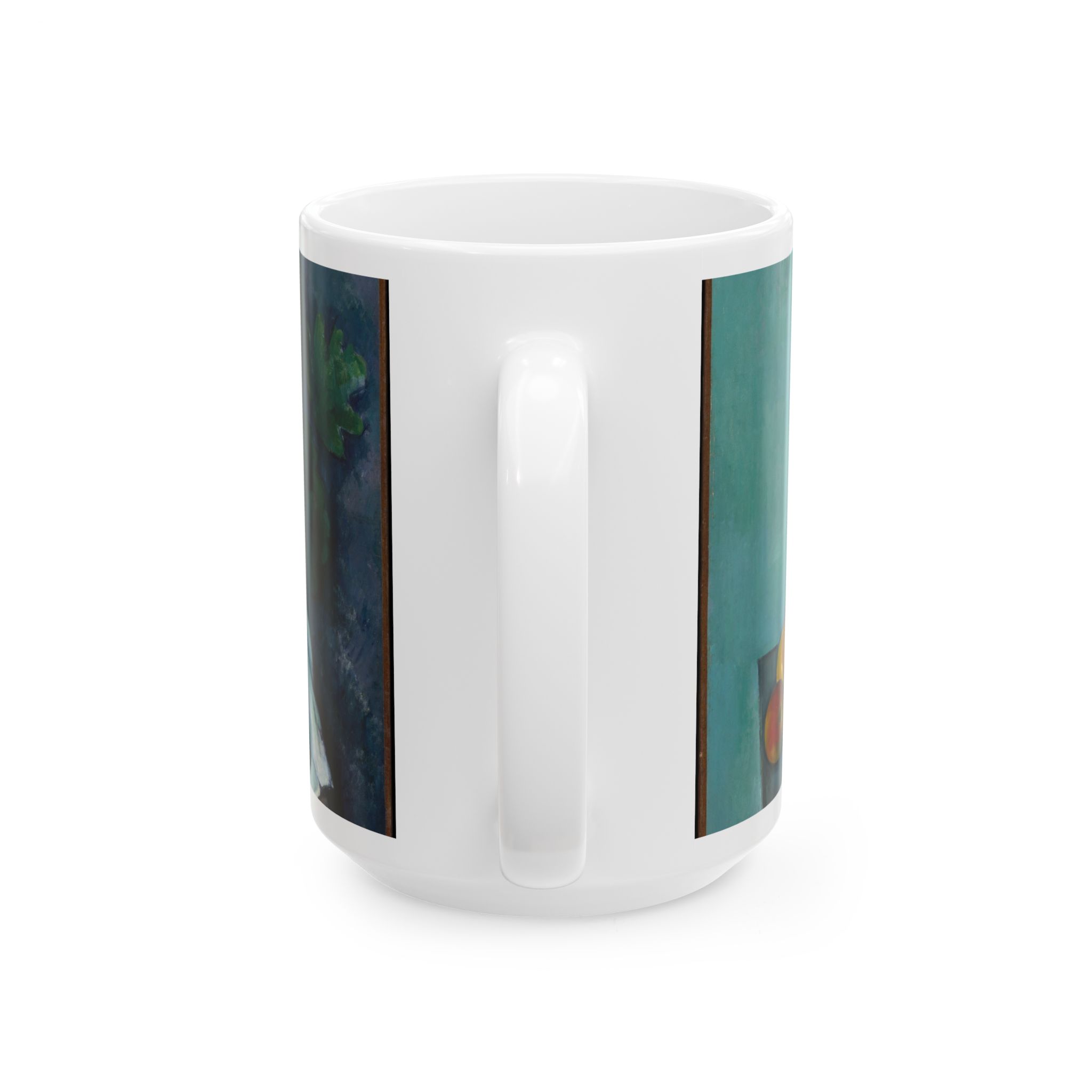 Still Life with Apples and a Pot of Primroses · Mug - Image 6