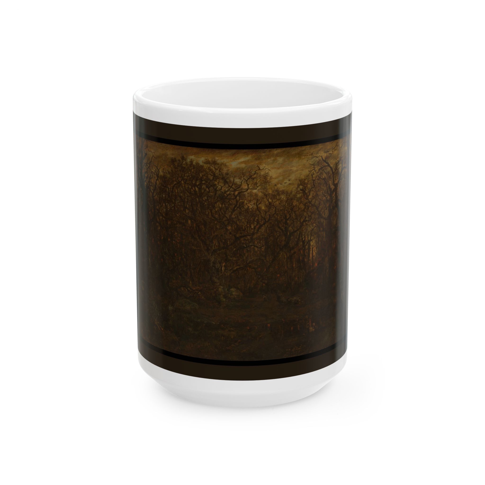 The Forest in Winter at Sunset · Mug - Image 5