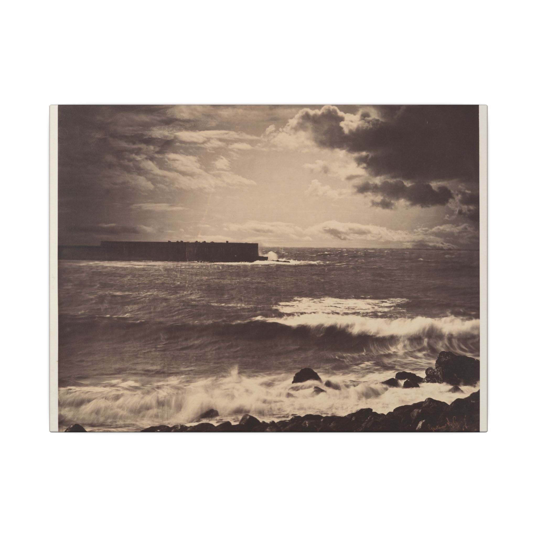The Great Wave, Sète · Matte Canvas