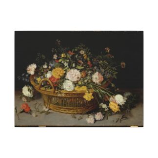 A Basket of Flowers · Matte Canvas
