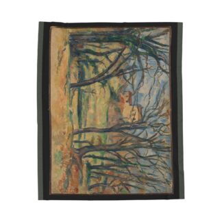 Trees and Houses Near the Jas de Bouffan · 50 x 60 Throw Blanket