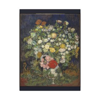 Bouquet of Flowers in a Vase by Vincent van Gogh · Matte Canvas