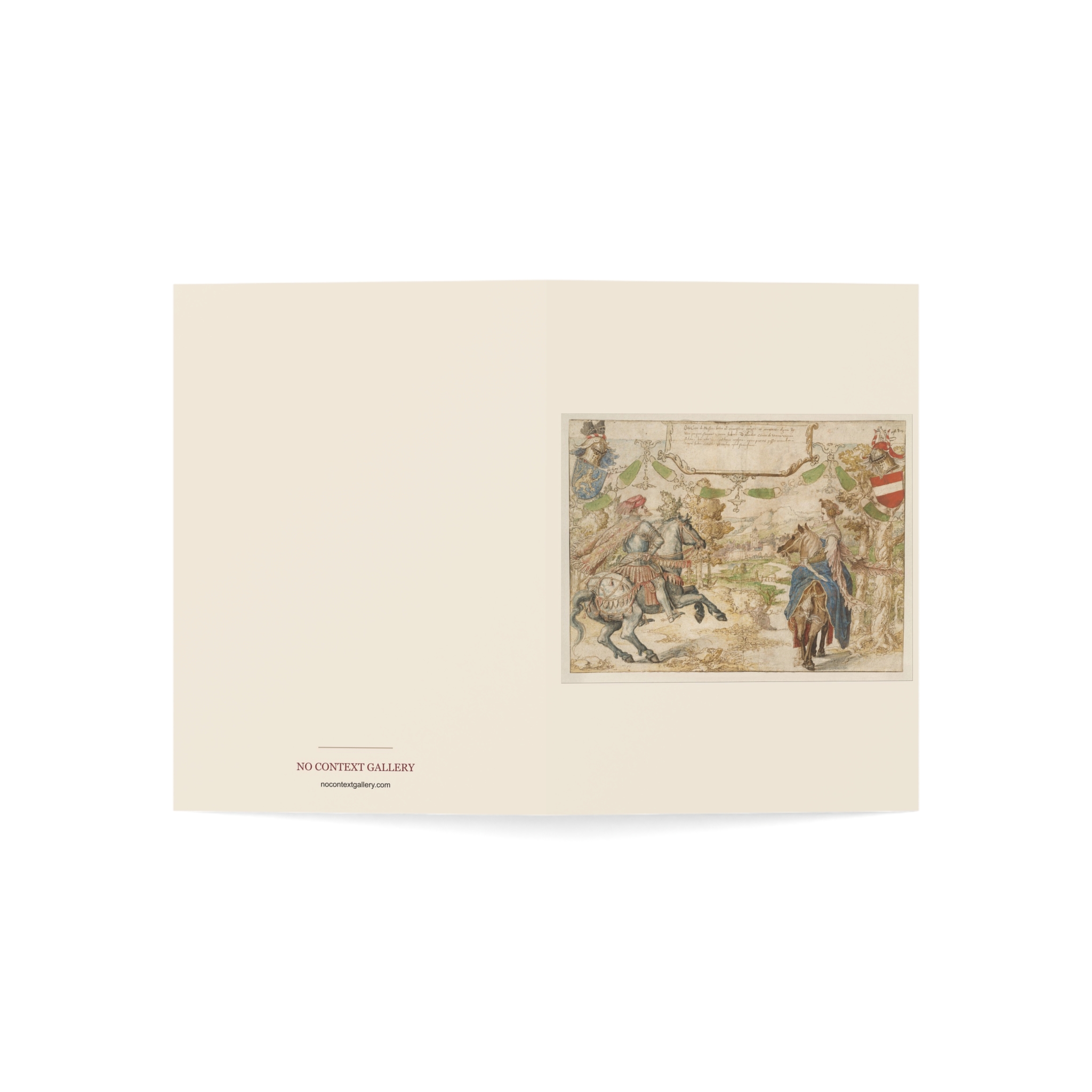 Otto, Count of Nassau and his Wife Adelheid van Vianen · Blank Card Pack - Image 3