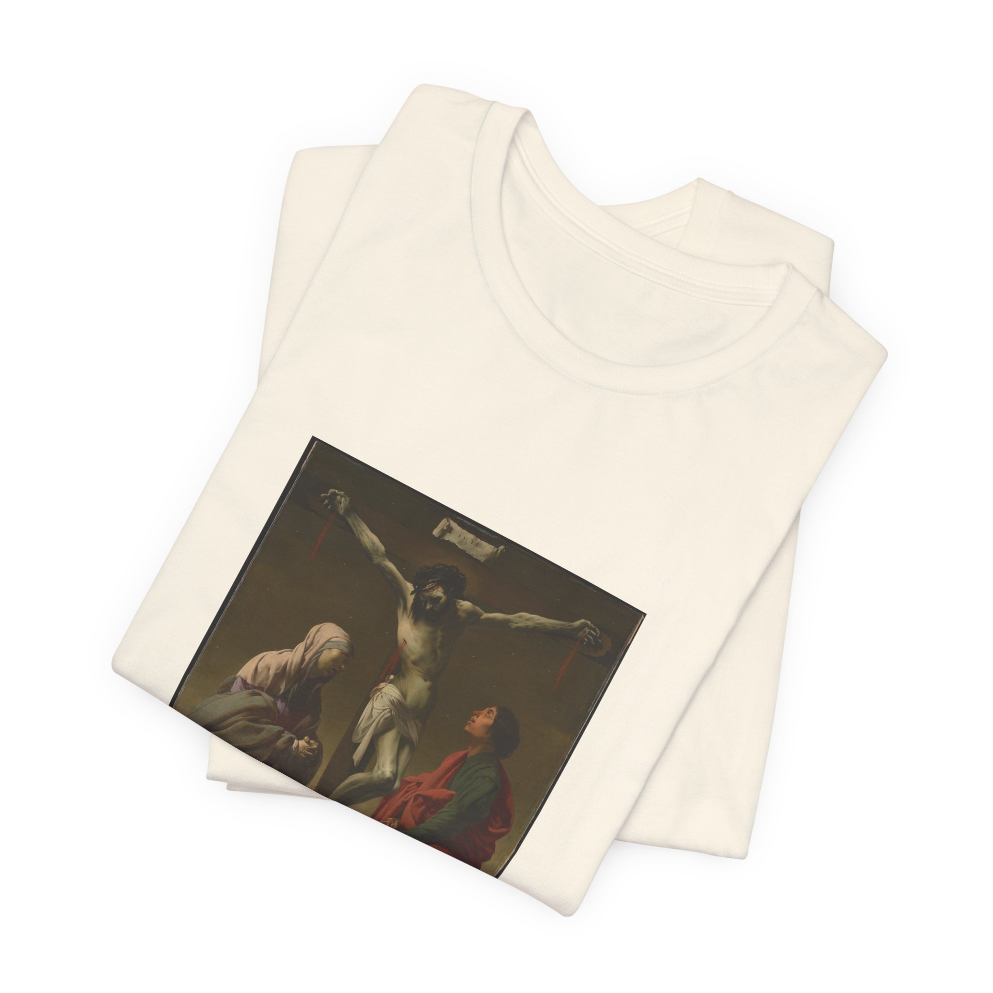 The Crucifixion with the Virgin and Saint John · T-Shirt - Image 3