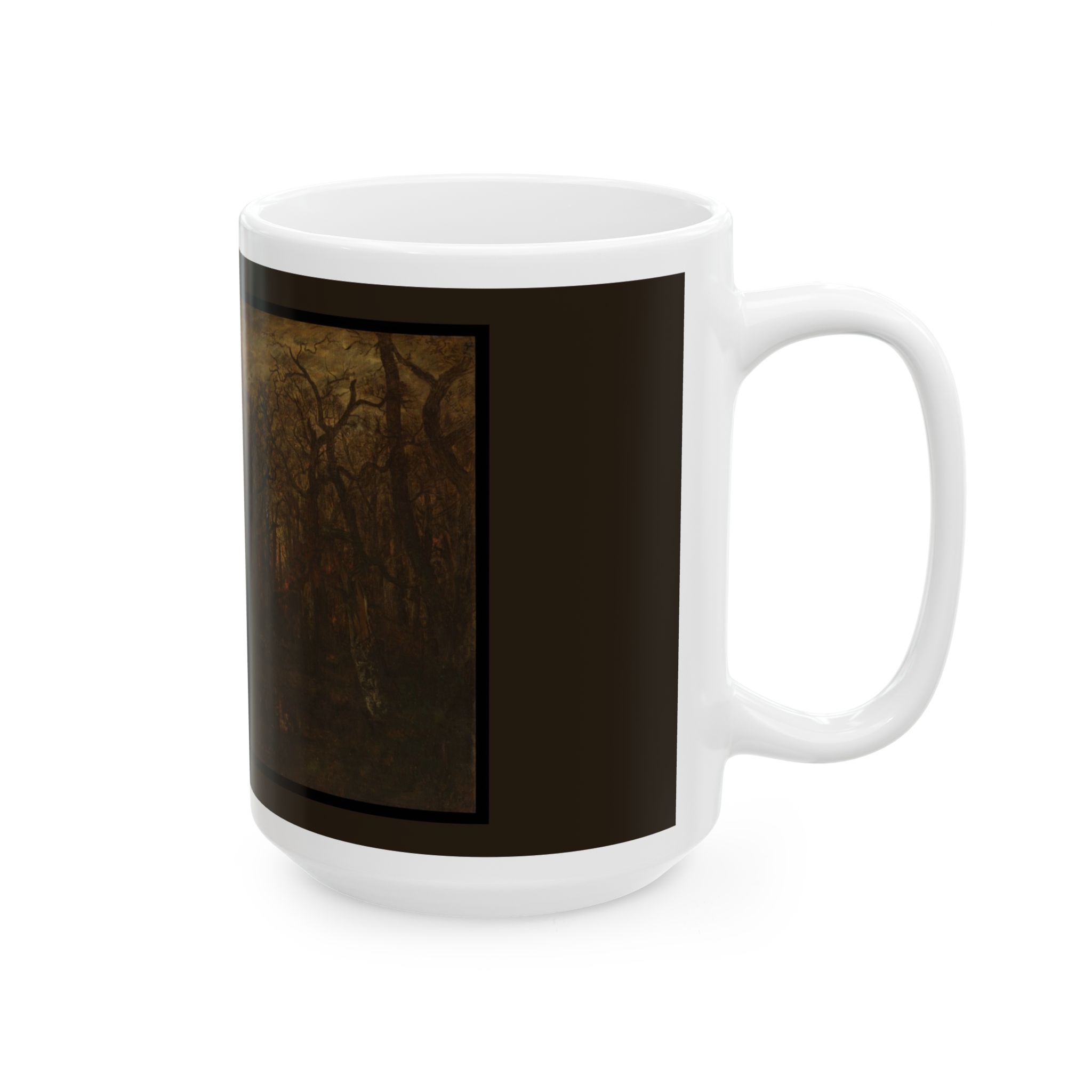 The Forest in Winter at Sunset · Mug - Image 8