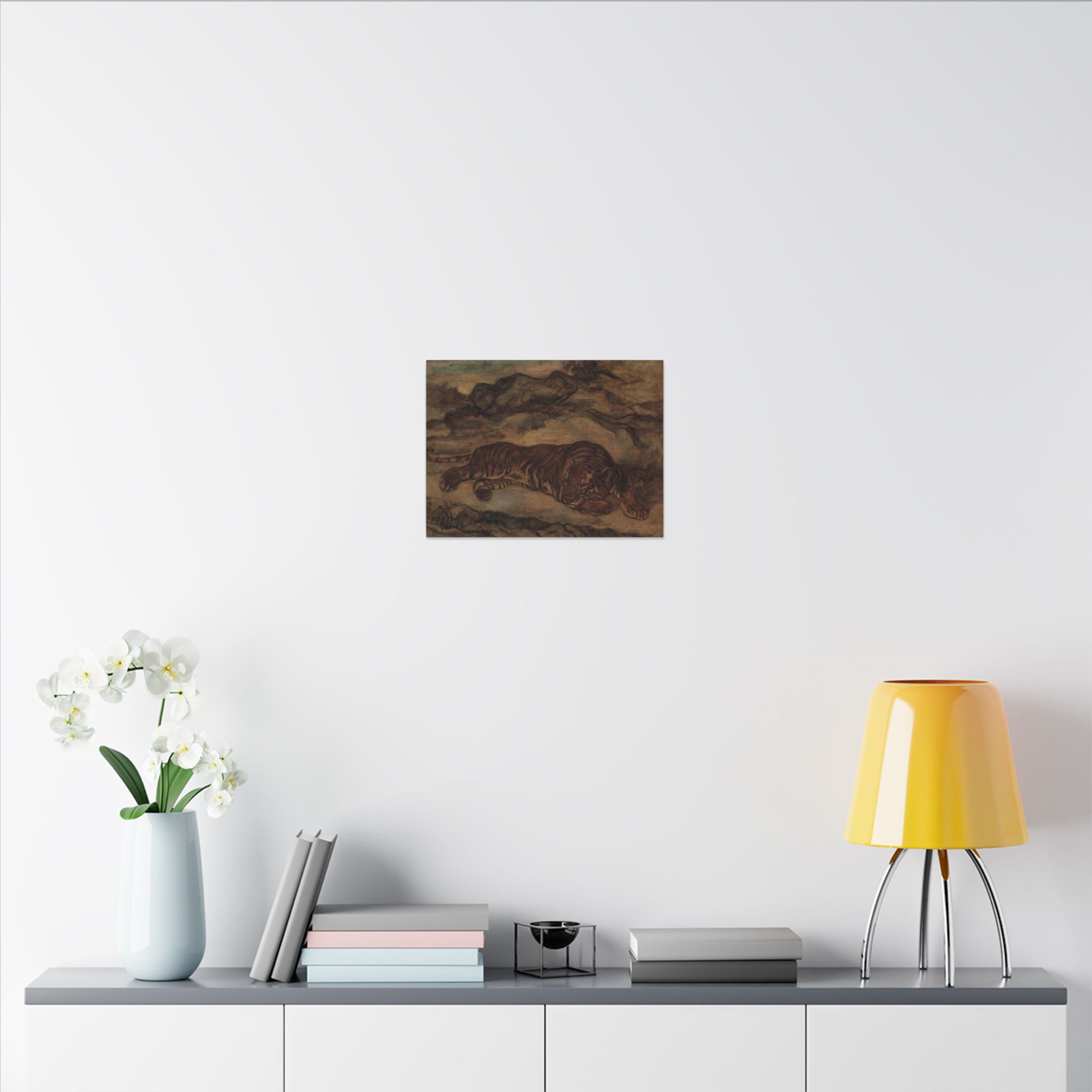 Tiger in Repose · Matte Canvas - Image 4