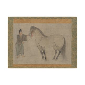 Horse and Groom · Matte Canvas