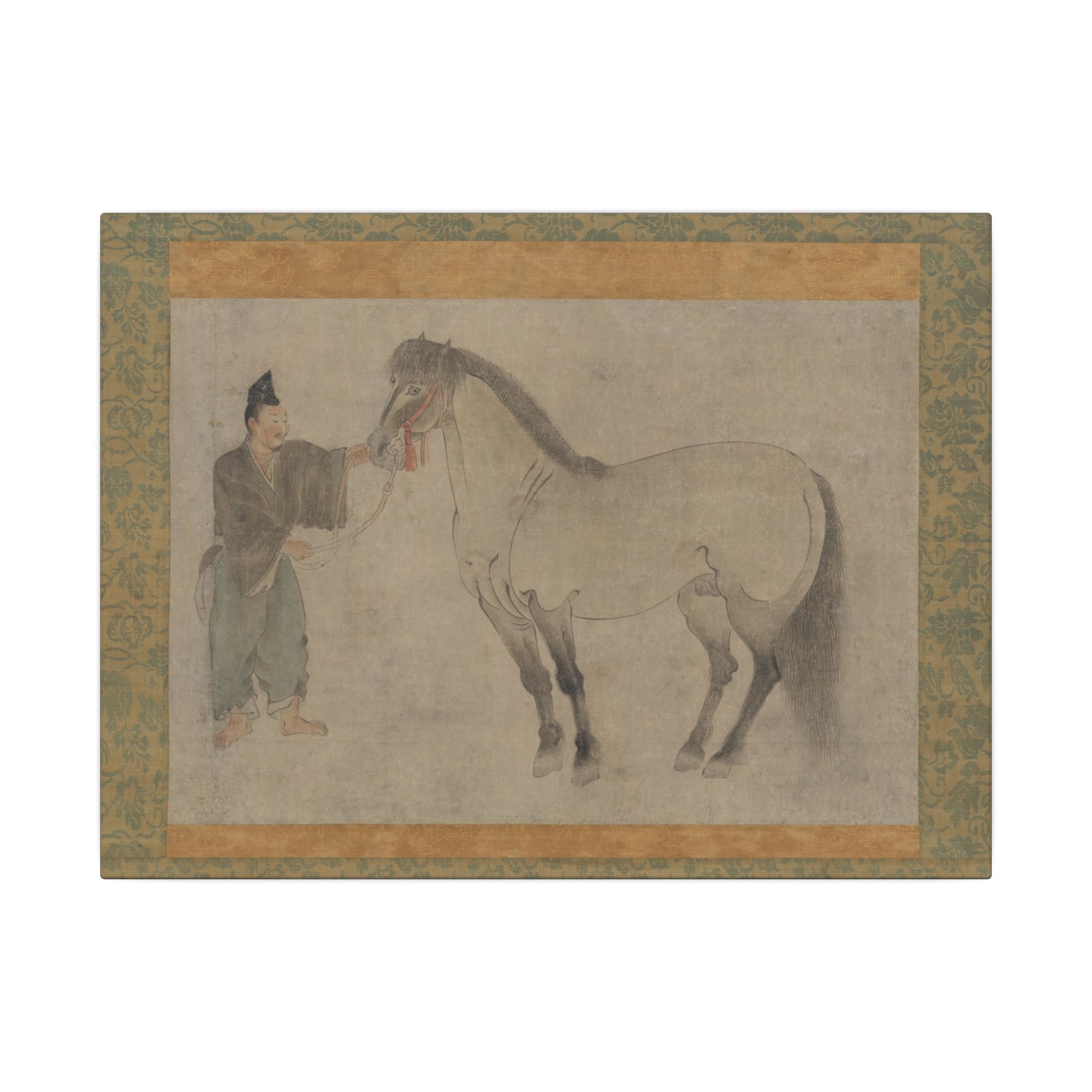 Horse and Groom · Matte Canvas