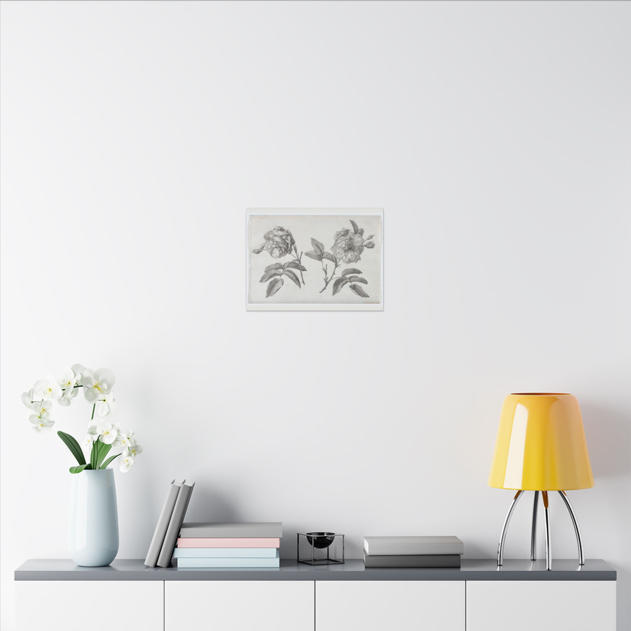 Two Roses by Anne Vallayer-Coster · Matte Canvas - Image 4