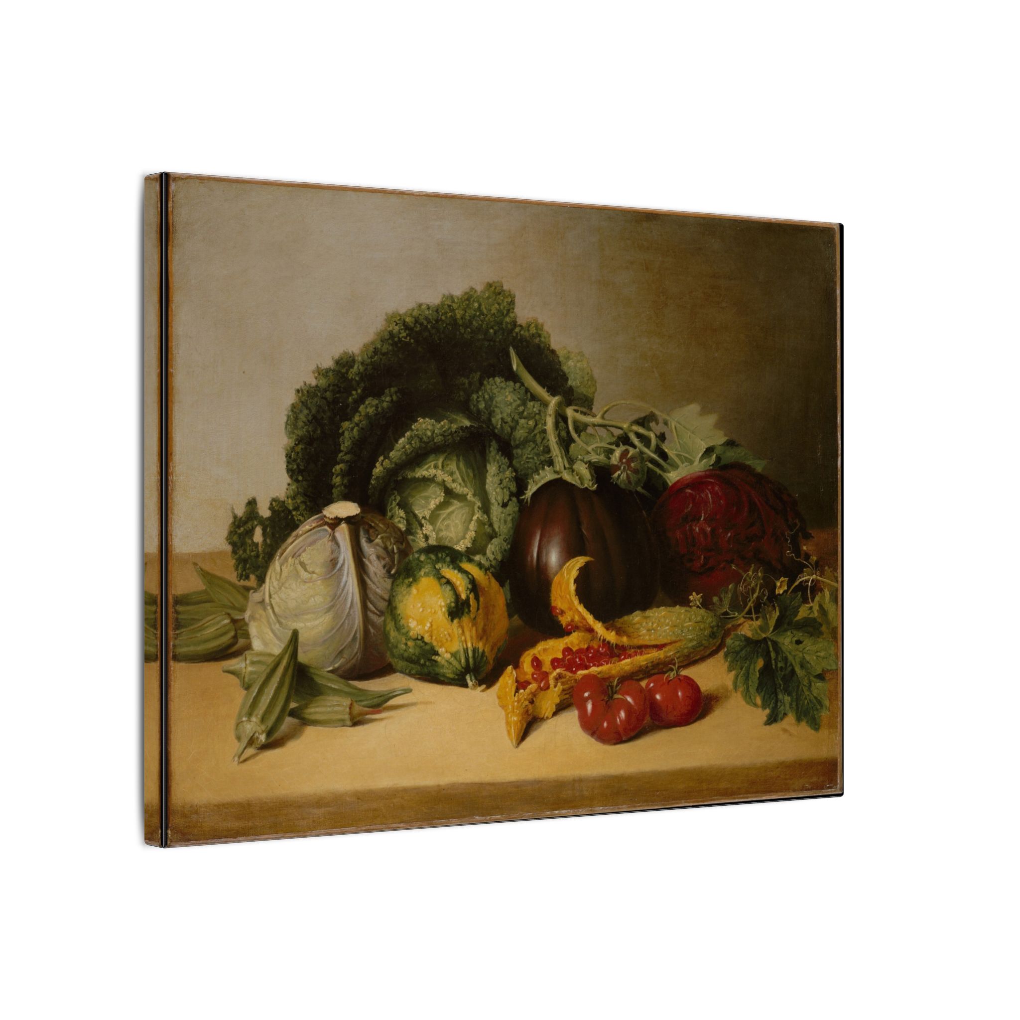 Balsam Apple and Vegetables · Matte Canvas - Image 2