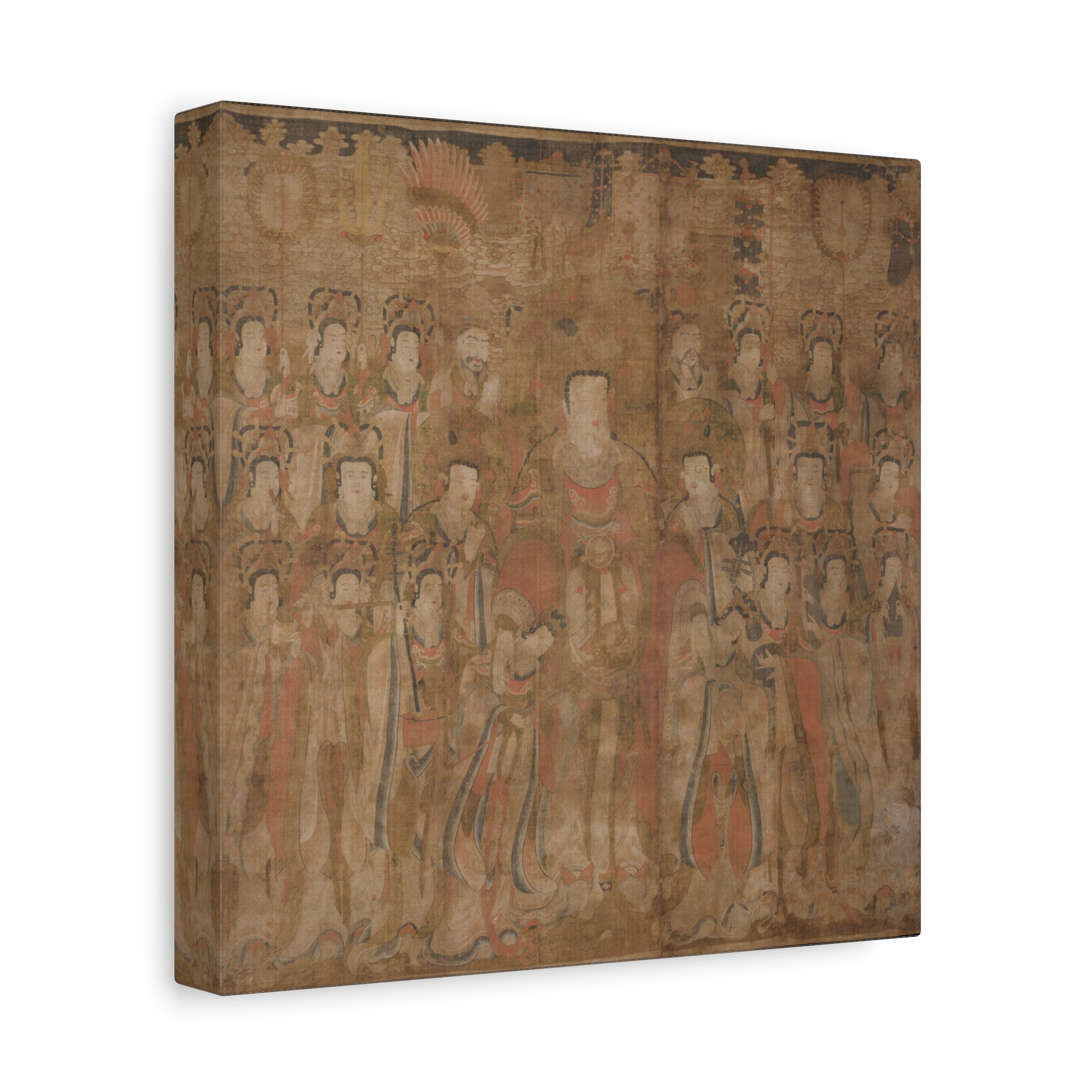 Brahma with Attendants and Musicians · Matte Canvas - Image 6