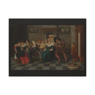 A Banquet · Dirck Hals · Matte Canvas