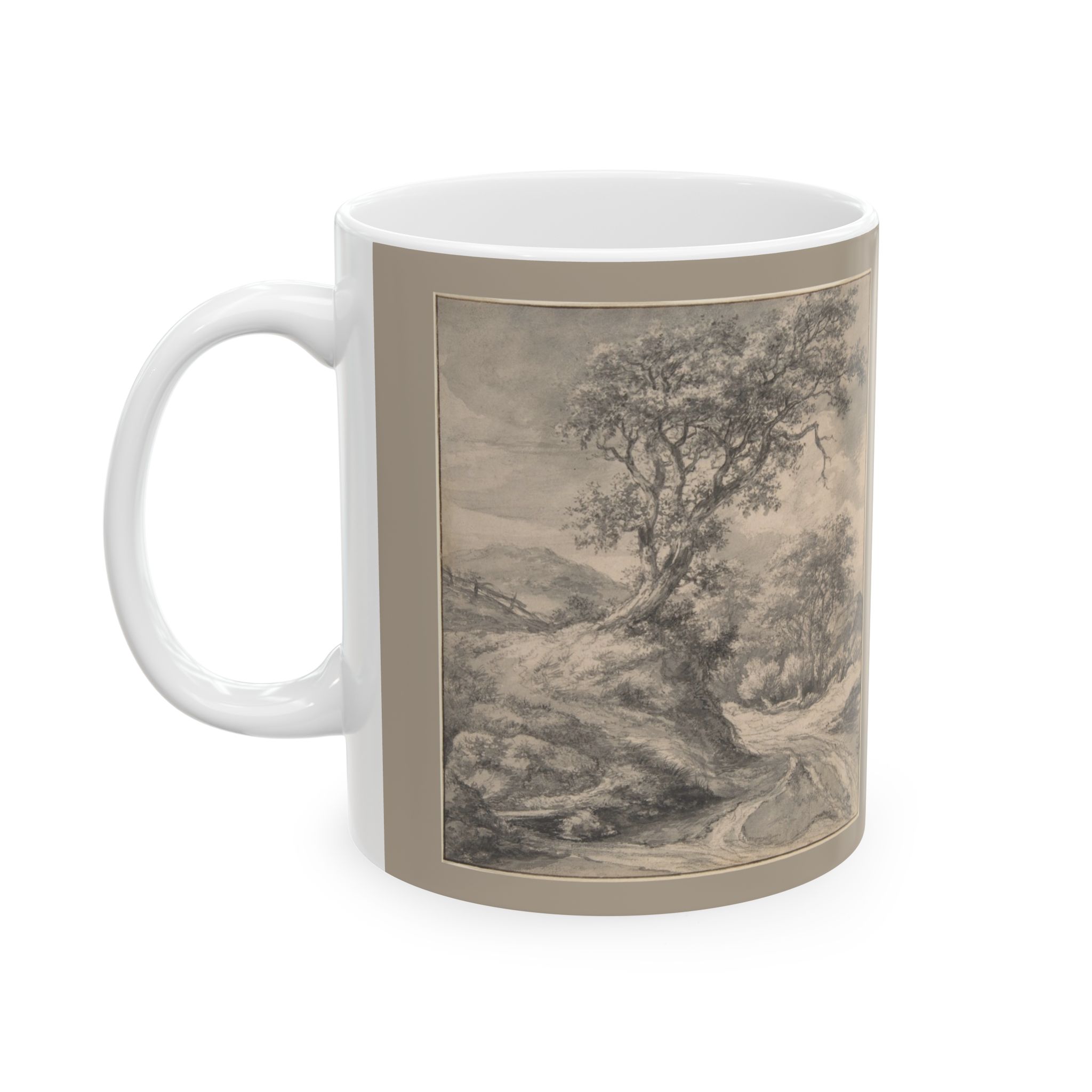 Dune Landscape with Oak Tree · Mug - Image 3