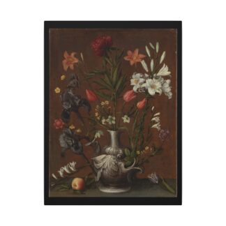 Flowers in a Grotesque Vase by Orsola Maddalena Caccia · Matte Canvas