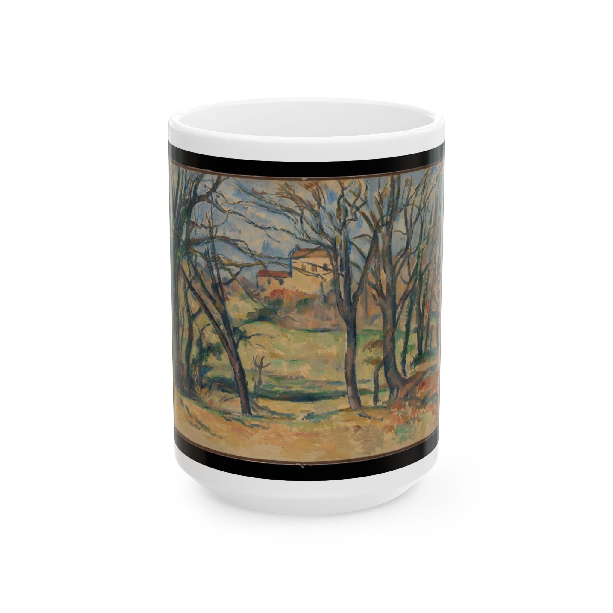 Trees and Houses Near the Jas de Bouffan · Mug - Image 5