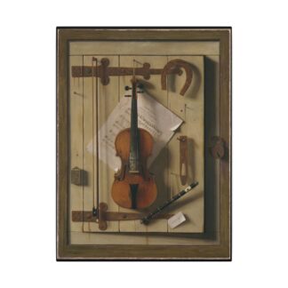 Still Life—Violin and Music by William Michael Harnett · Matte Canvas